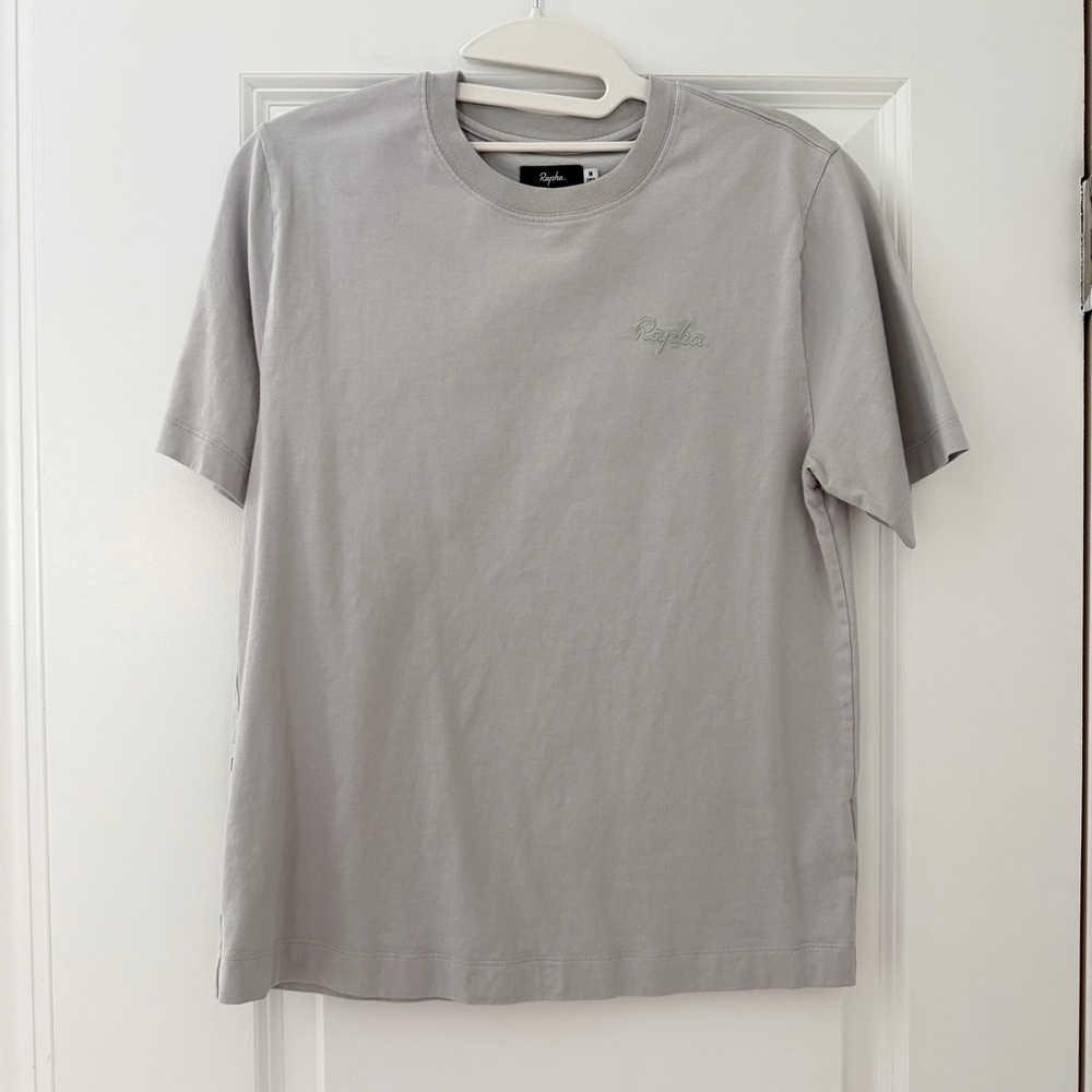 Rapha Short Sleeve Crew Tee in Light Gray